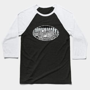 Old Fashioned Barnyard Hen Baseball T-Shirt